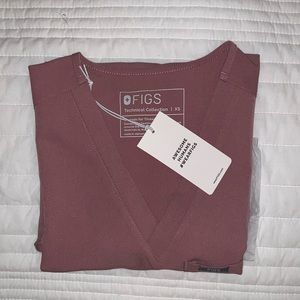 Figs scrubs set, XS petite, mineral mauve